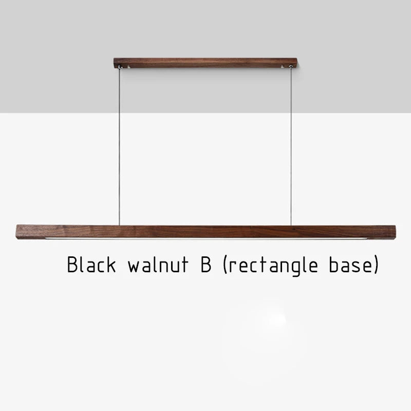 Nordic Wooden Pendant Light | LED Hanging Lamp for Dining Room, Kitchen & Living Room
