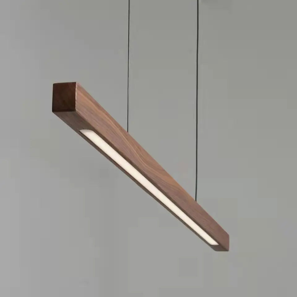 Nordic Wooden Pendant Light | LED Hanging Lamp for Dining Room, Kitchen & Living Room