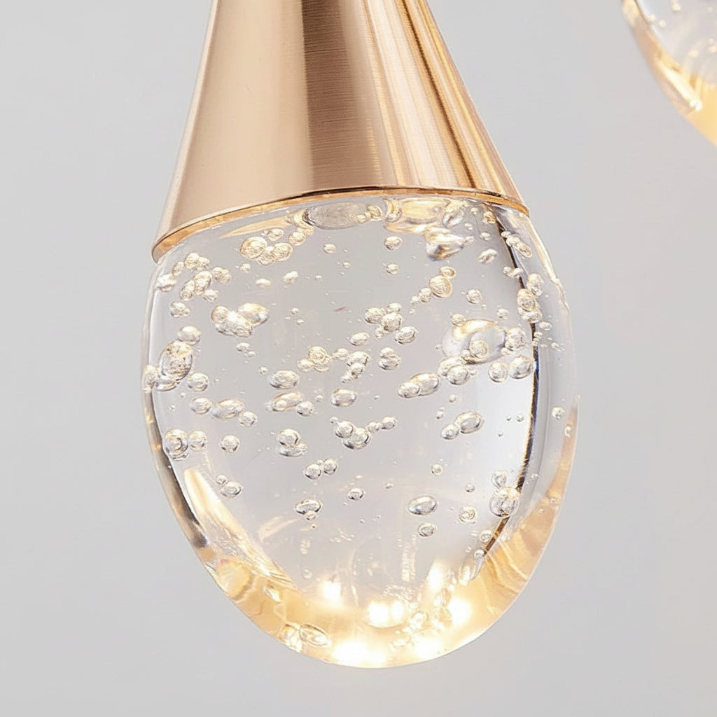 Luxury Crystal Staircase Chandelier | Long Hanging LED Pendant Light for Living Room, Lobby & Entryway