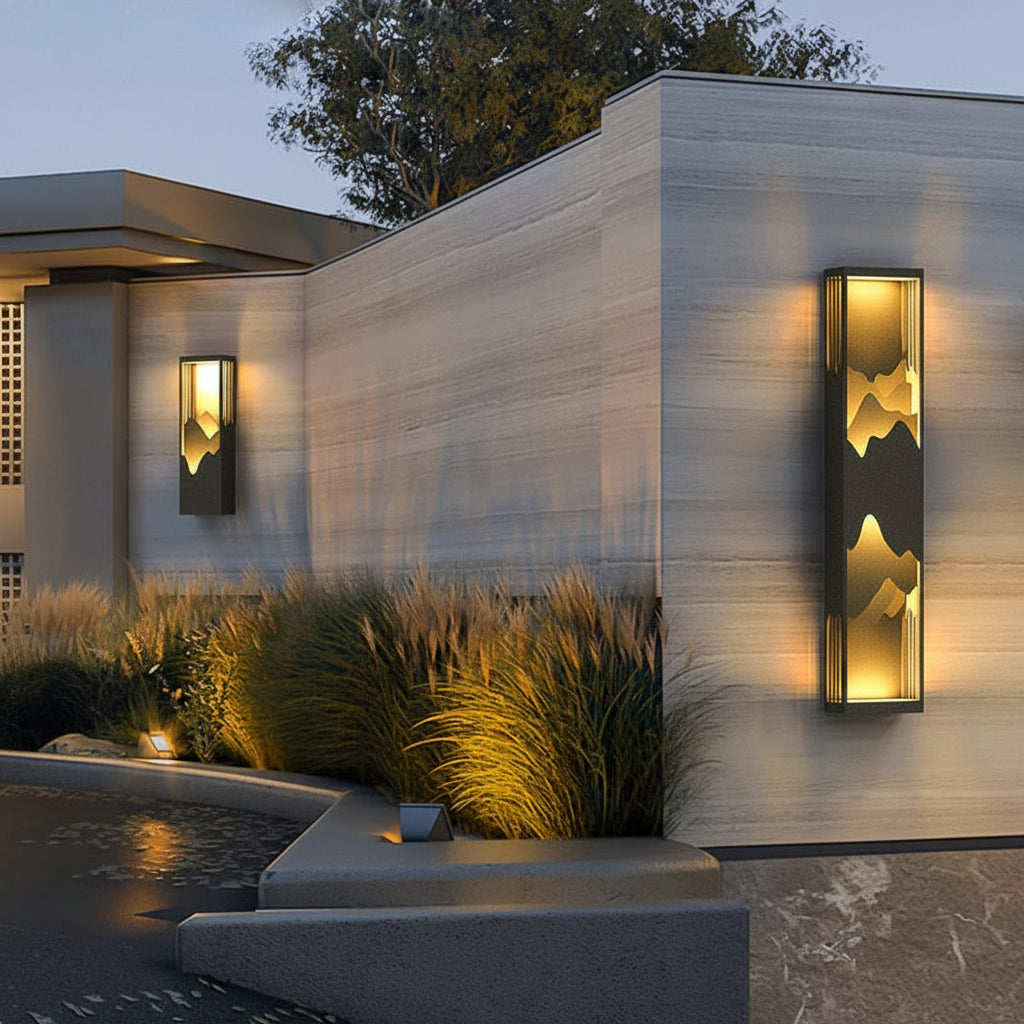 Modern LED Outdoor Wall Light | IP54 Waterproof Garden & Porch Lamp for Balcony, Courtyard & Entryway